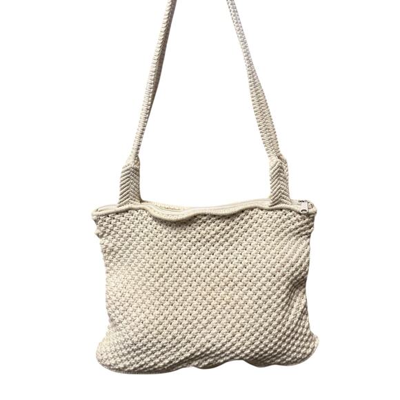 70's Vintage Macrame Shoulder bag Purse - Picture 2 of 5